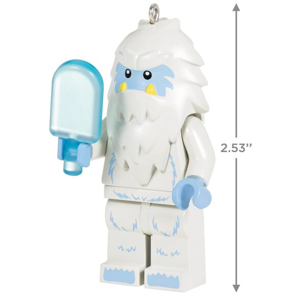New! Lego Yeti Hallmark Keepsake Christmas Ornament Abominable Snowman Minifig - Picture 3 of 5
